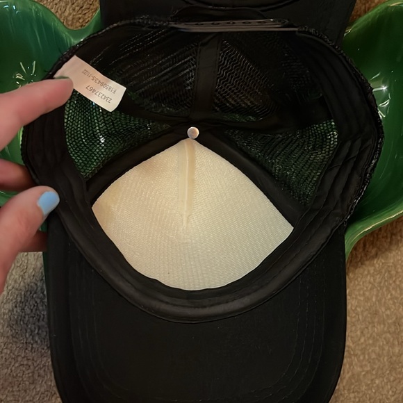 🧢☀️Mom and child hat / the boss / the real boss / black and white / snap close - Picture 6 of 8